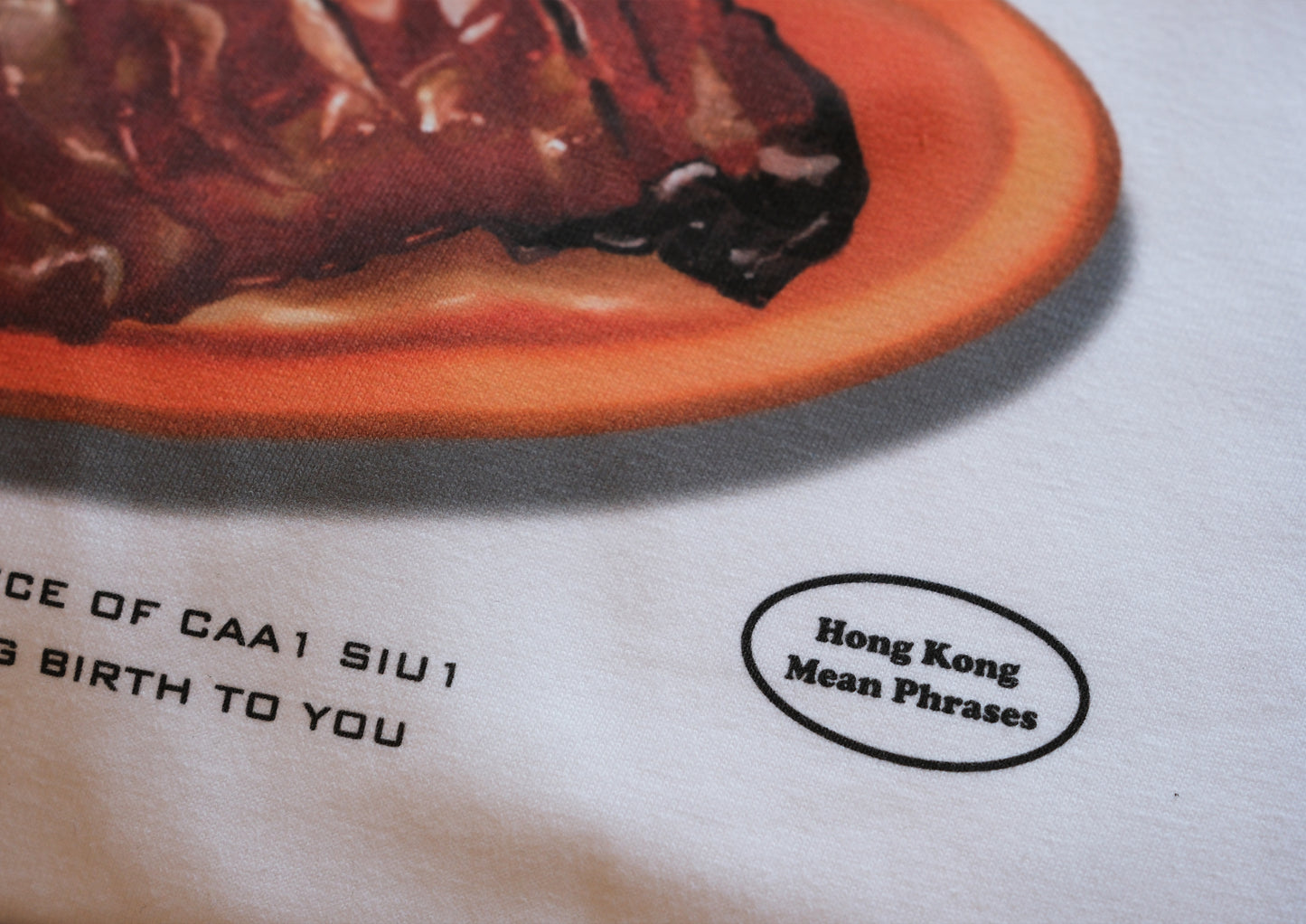 Char Siu oversized T-shirt (Mean Phrases)