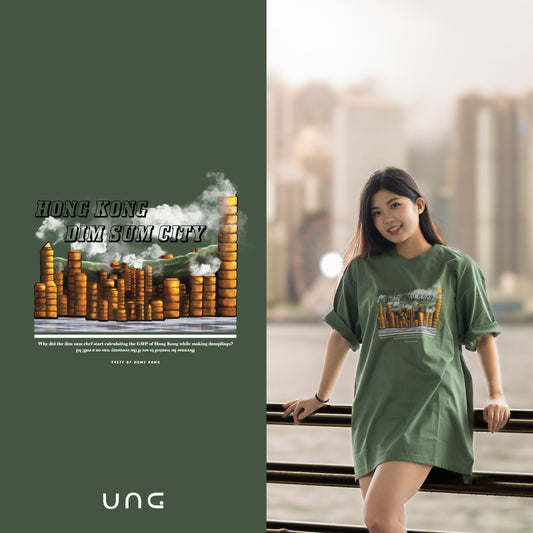 Dim sum city oversized T-shirts