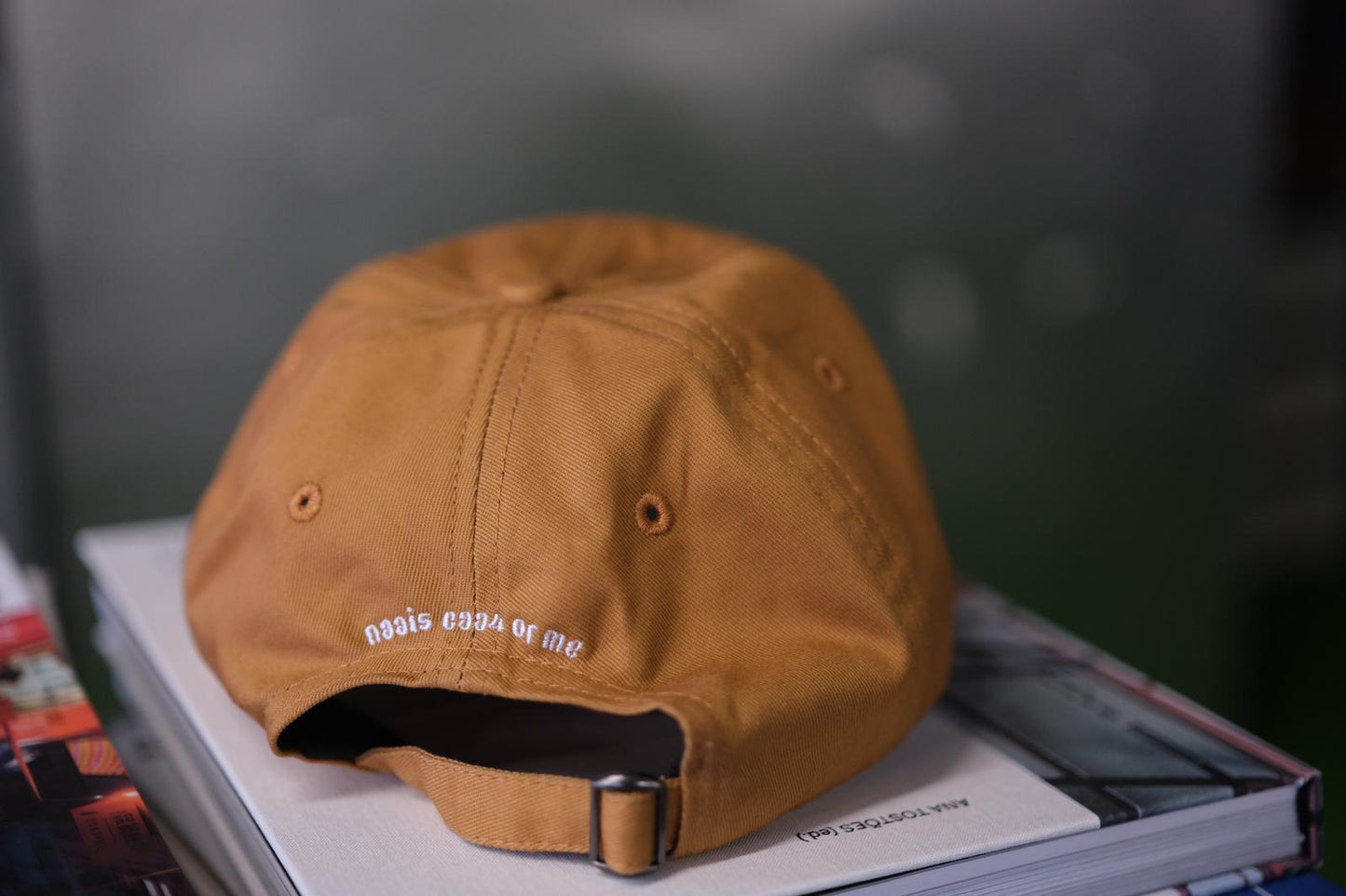 Hong Kong Style Embroidered Cap - Milk Tea 2.0