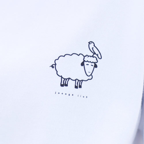 SHEEP AND BIRD T-SHIRT [羊鳥]
