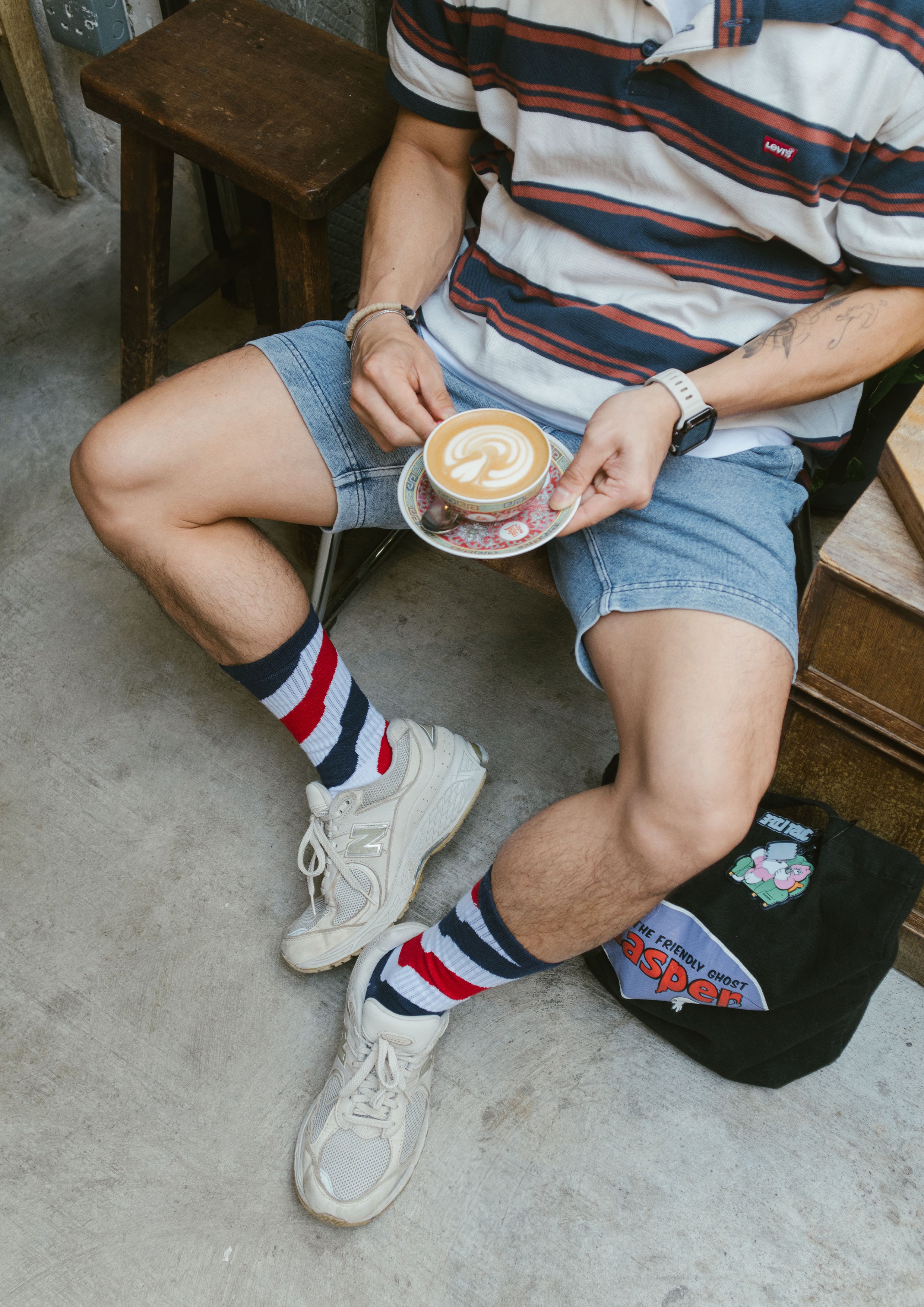 [Salon Socks] in Red White Blue Series