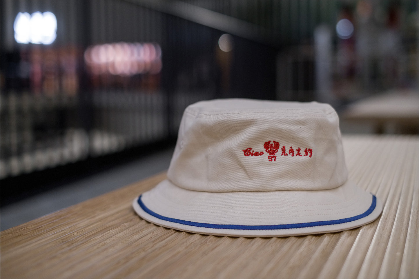 Ciao Embroidered Hat (Hong Kong Style)