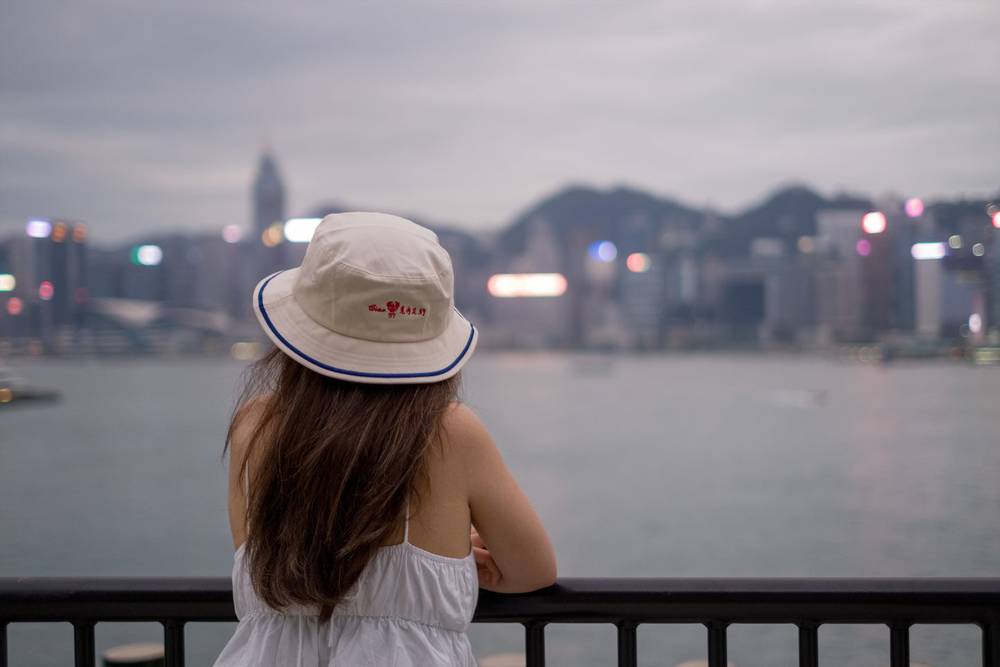 Ciao Embroidered Hat (Hong Kong Style)