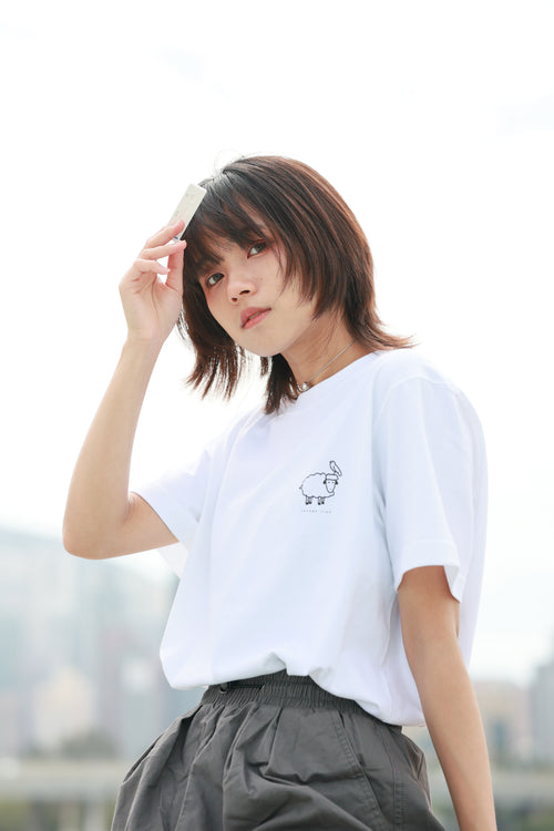 SHEEP AND BIRD T-SHIRT [羊鳥]