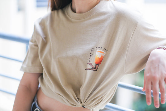 Milk Tea Oversize T-shirt