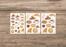 Nostalgic Hong Kong food sticker (three sheets)